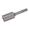 Ground Rod Driver 3.9in Round Handle Heavy Duty Steel Ground Rod Drill Bit Driver T Post Driver for   Plus Hammer