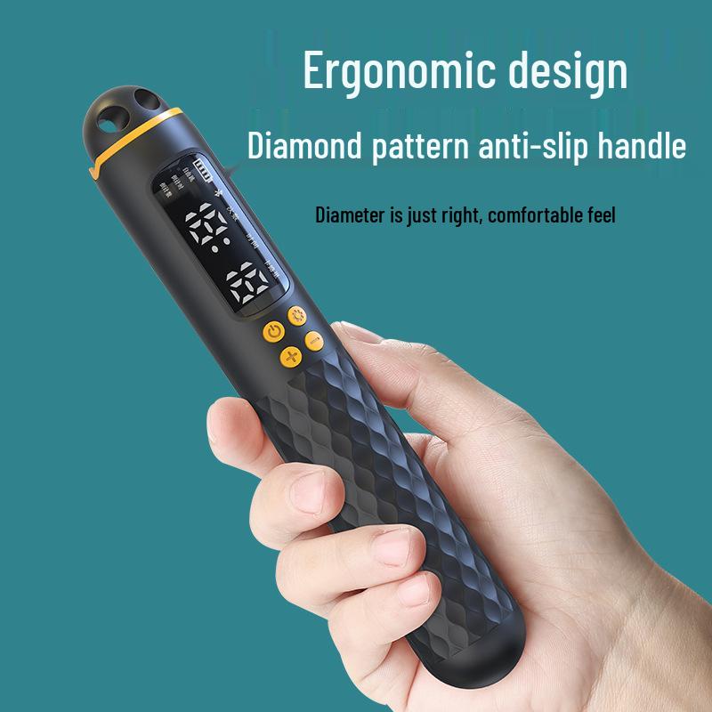 Moyue Kabelloses Intelligentes Springseil mit Beschwerten Griffen für Erwachsenen-Fitness und Geschwindigkeitstraining