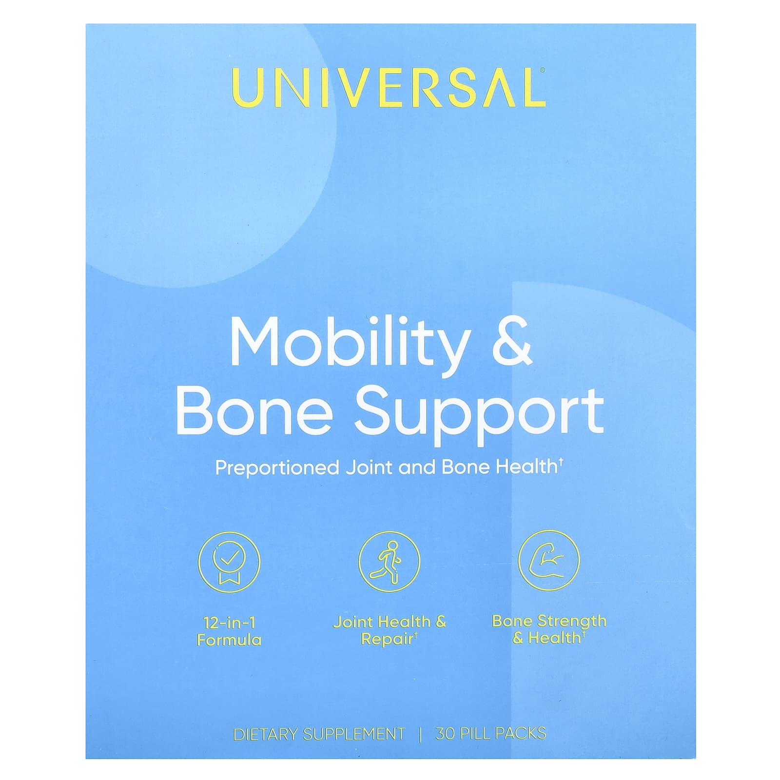 

Mobility & Bone Support, 30 Pill Packs
