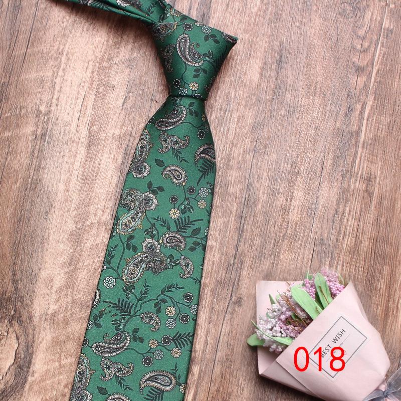 Rael Men'S Tie Business Dress 8Cm Printed Polyester Tie, Flower Casual Professional Tie