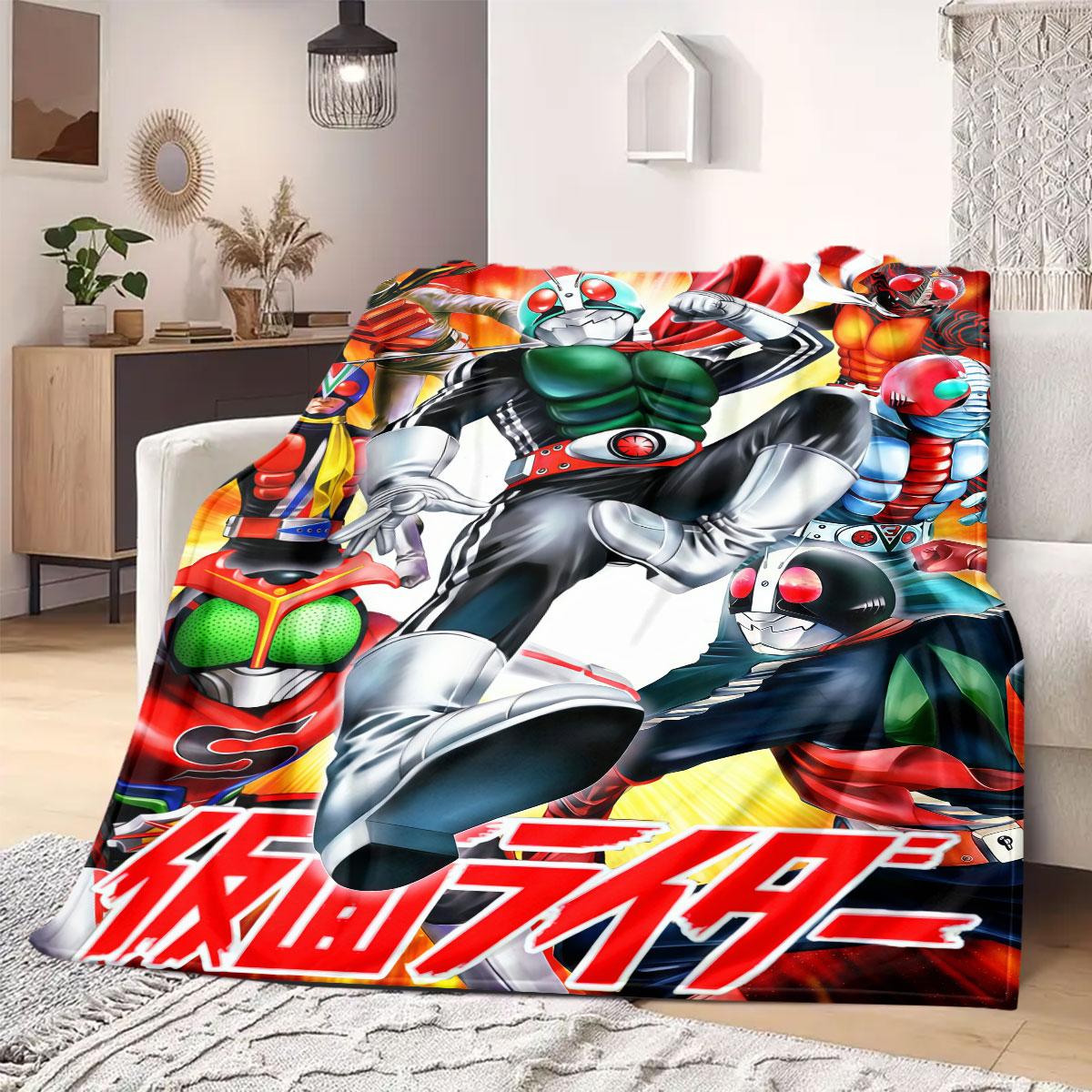 

Kamen Rider Kuuga Flannel Blanket Warm,Comfortable,Suitable for Bedrooms,Sofas,Beds,Chairs,Picnics,Travel 75x90cm