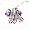 Silk Scarf Bag Handle Blue Solid Pointed Hair Band Small Fragrant Style Ribbon