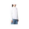 Polo Ralph Lauren SS23 Solid Logo Embroidered Polo Collar Button-Up Long Sleeve Shirt Women Shirts White 211920516-006