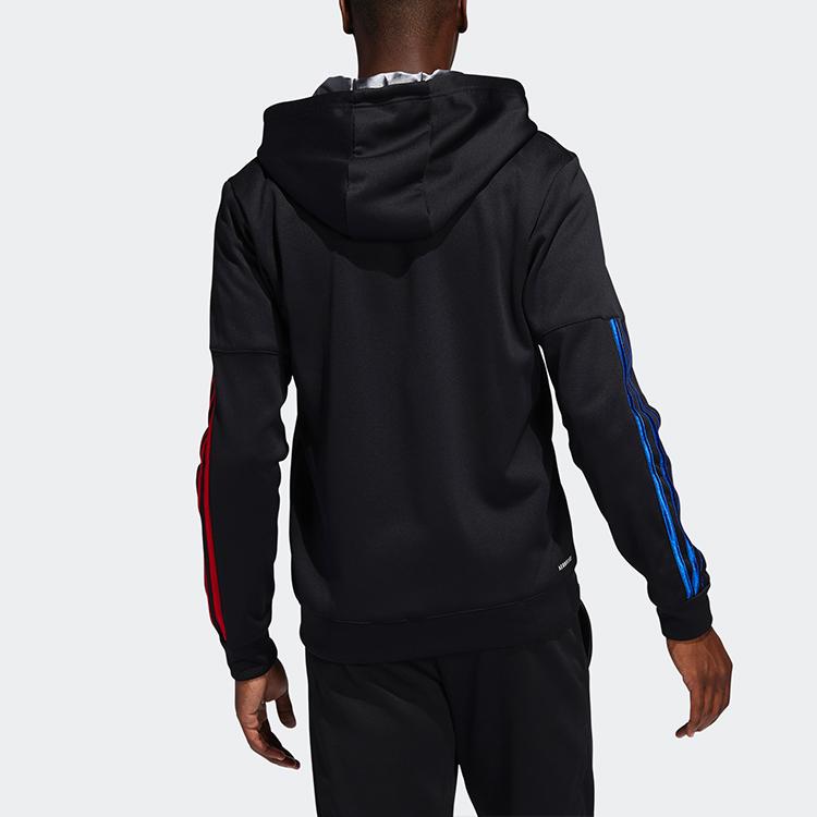 adidas Jackets Men's Black Hooded Moderate Other FH7733