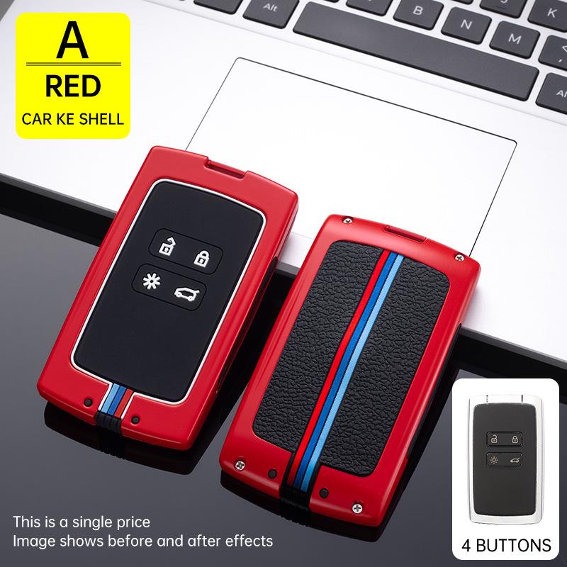 Renault Key Cover for Koleos, Captur, Fluence, Scenic, Latitude, and Megane - Remote Control Card Shell.