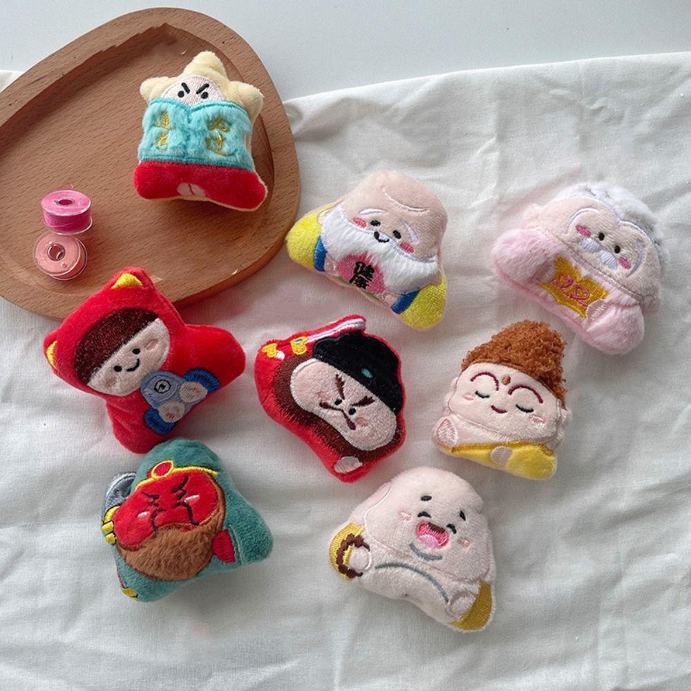 Guanyin Chinese God Dolls Pendant Moon Lord Plush God of Longevity Pendant Backpack Decor