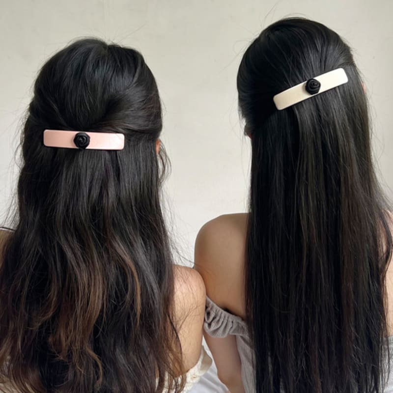 FANTASTIC PLANET Flat Satin Rose Hair Pin (8colors)