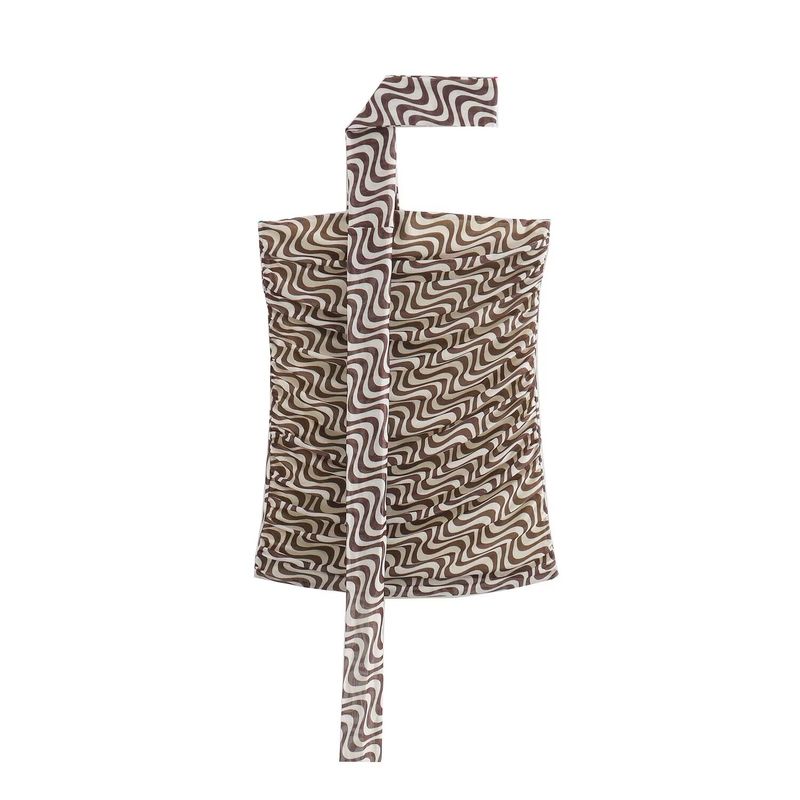 Kaslead New Arrival Women's Clothing Fashion Style Print Tube Top