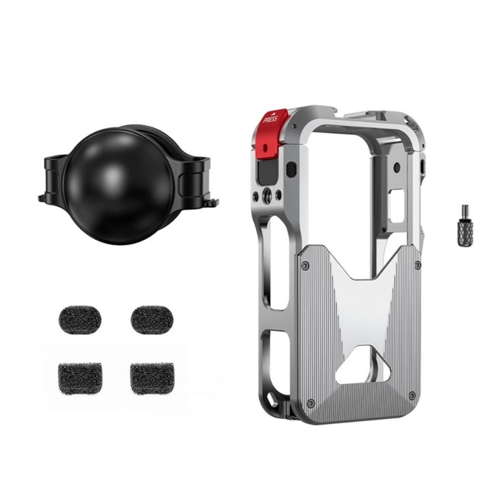 With Lens Cap Protective Case Expansion Frame for Insta360 X6 Action Camera Accessories