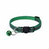 Reflective Cat Collar with Cartoon Cat Head & Colorful Bell