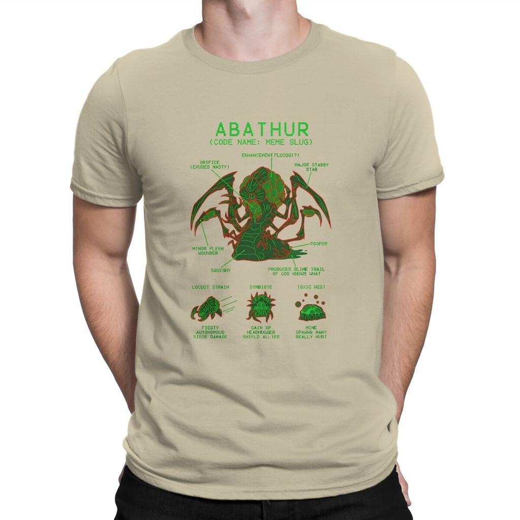 Starcraft Game Abathur Data Tshirt Graphic Unisex Tops Vintage Homme Summer Clothes Cotton Harajuku T Shirt