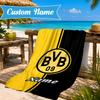 Personalisierbares Strandtuch BVB Fanartikel Mikrofaser-Strandtuch, Leicht für Sommerreisen, Schwimmbad-Fan Geburtstagsgeschenk