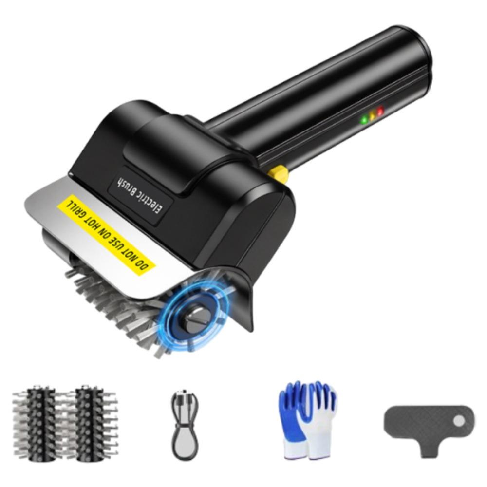 Cepillo Eléctrico para Parrilla de Alta Velocidad Acero Inoxidable Recargable Cepillo para Parrilla Uso en Casa