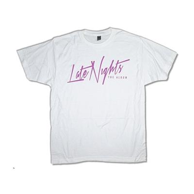 Herren Jeremih Late Nights T-Shirt Weiß