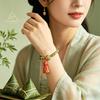 Dragon Boat Festival Woven Five-Color Bracelet: Festive Red Rope & Thread for Children