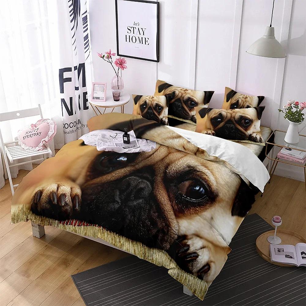 Täcke Gul Lönnlöv Fransk Bulldog Mikrofiber Sovrumstäcke Söta Husdjurshundsängkläder För Flicka Pojke Tonåring