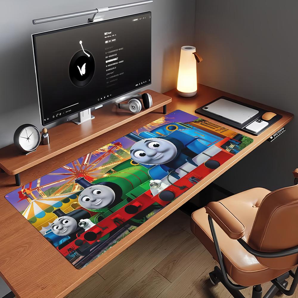 Cartoon Mouse Pad Nonslip Rubber Computer Mat Gamer Balance TThomas And FFriends Decoracion Deskmat Laptop Office Large