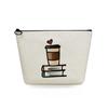 Women Wine glass Print Cosmetic Bag Toiletries Organize Travel Storage Case 6735 KTB