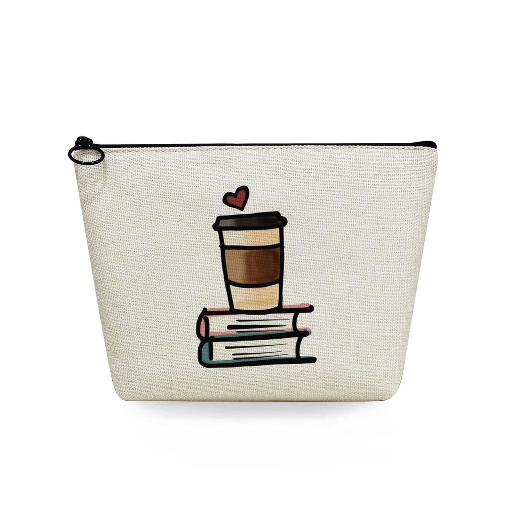 Women Wine glass Print Cosmetic Bag Toiletries Organize Travel Storage Case 6735 KTB