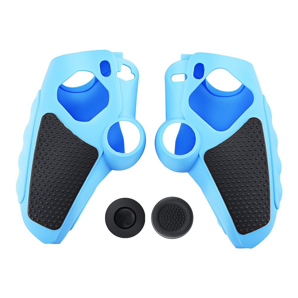 For Sony PlayStation 5 Controller Case Silicone Protective Cover with Joystick Caps