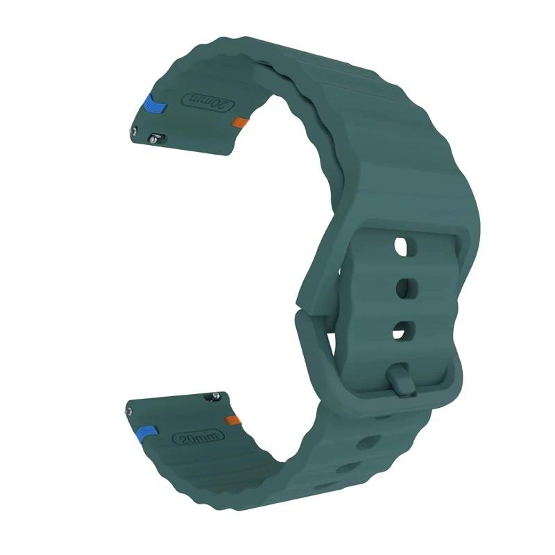 22mm 20mm Silikonarmband für Samsung Galaxy Watch 7 6 5 4 44mm 40mm 6 Classic Active 2 Sportarmband für Huawei Gt Uhrenarmband