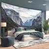 1Pc Stunning Snow Mountain Nature Tapestry Wall Hanging, Decorative Fabric Poster for Bedroom, Living Room, Dorm & Home Decor