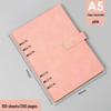 A5/B5 Loose-leaf Notepad: Business Meeting Notebook with Detachable Pages and Custom Logo Printing