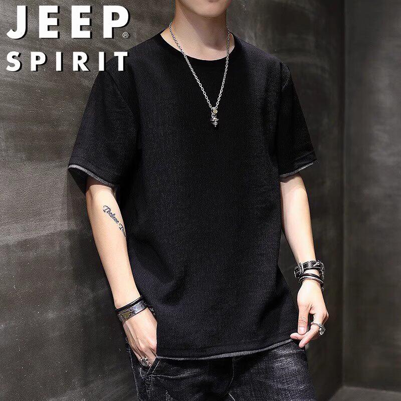 JEEP SPIRIT Men s Ice Silk Short Sleeve T-Shirt M