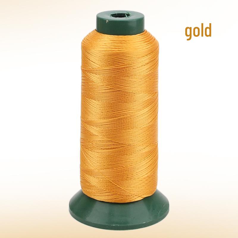 Sewing Machine & Handcraft Thread: High-Strength Mercerized Nylon for Upholstery, Leather, and Jeans