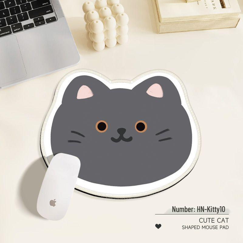 Cartoon Katze Mauspad - Niedliche & Rutschfeste Schreibtischunterlage mit Mehreren Katzengesicht-Designs für Büro & Gaming.