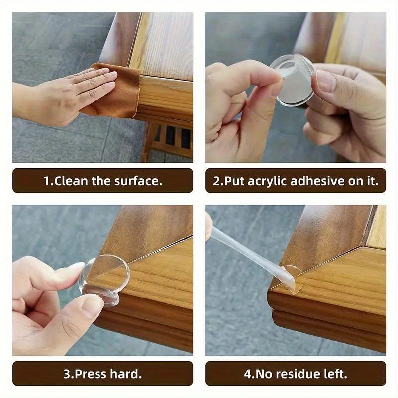 Set of 50 Furniture Edge and Corner Bumper Protectors - Ensure Safety At Home