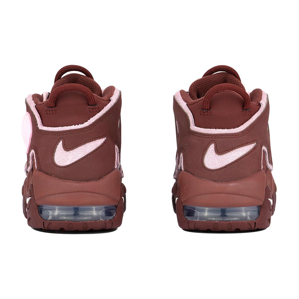 Nike Air More Uptempo Abrasion Resistant Mid Top Vintage Basketball Shoes Women's Brown Pink DV3466-200(TeamTen-)