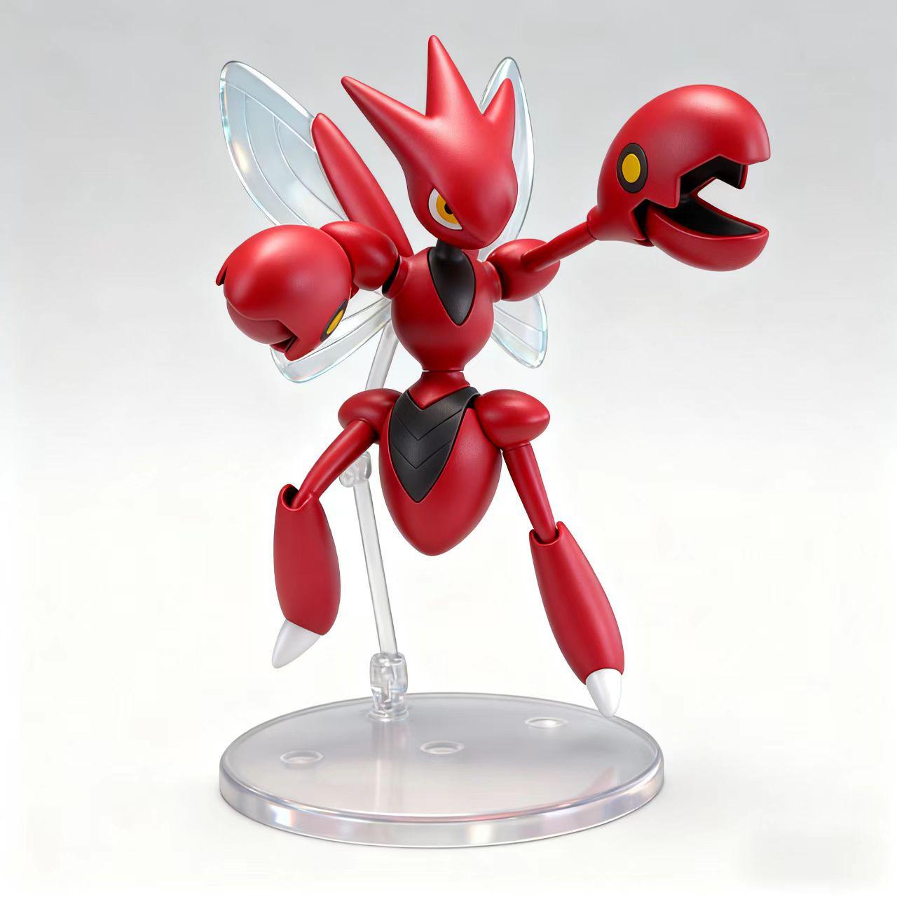 Cross-Border Pokémon Scyther Evolution Model Anime Figure Toy Ornament