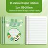Primary School English Workbook for Ages 3-6 - Thick 16k Pages, Cartoon Cover