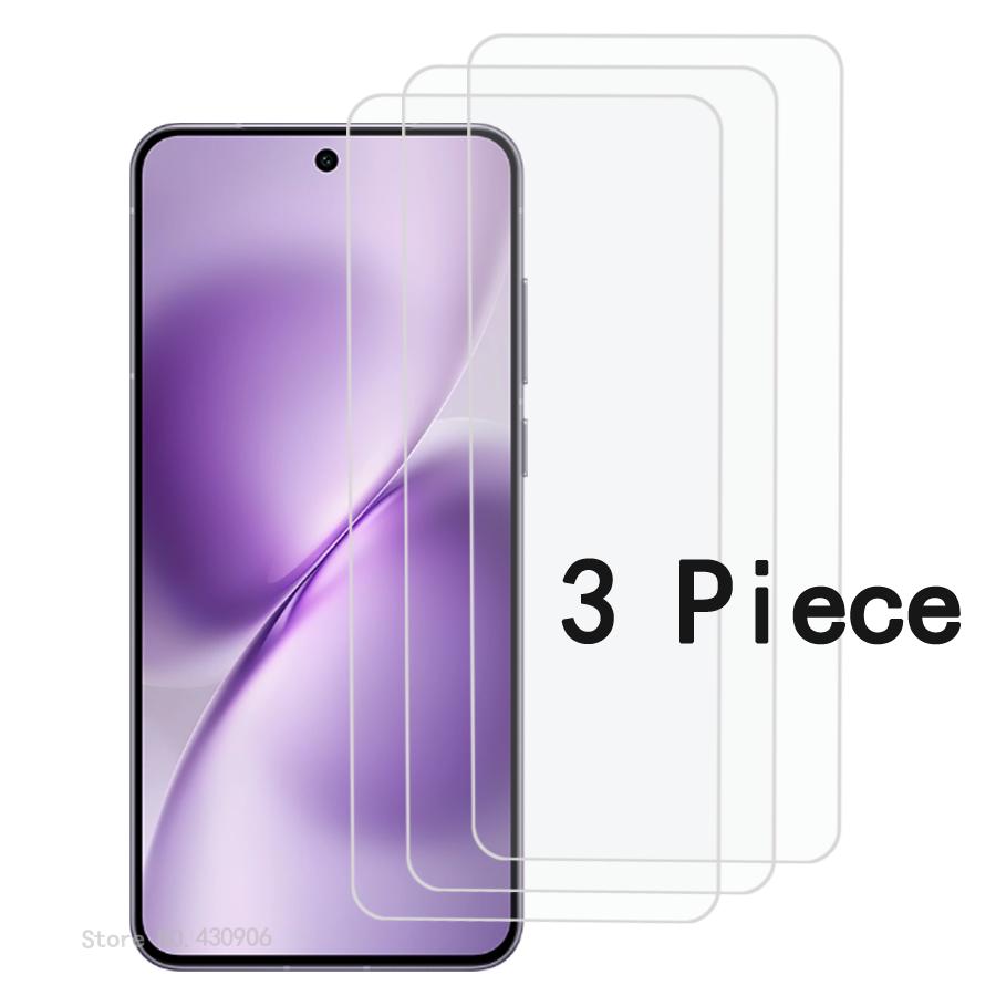 For vivo X200s Screen Protector Screen Coverage For vivo X200s Transparent Tempered Glass Film edge 9H 2.5D 3Piece/lot