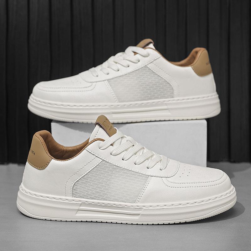 

Little white shoes men s 2025 summer new breathable casual board shoes thick sole heightening versatile sports shoes men s trendy shoes 39