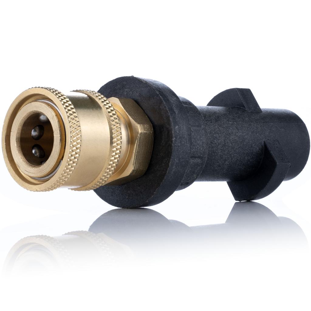 Rosfix Adapter Bayonet do Myjek Ciśnieniowych – Kompatybilność z Kärcher K2–K7 | Mosiądz i Tworzywo | Max Ciśnienie 2000 PSI