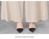 High-Waist Wide-Leg Drapey Pants for Middle-Aged & Elderly Women - Casual, Loose, Straight-Leg Fit for Spring & Autumn