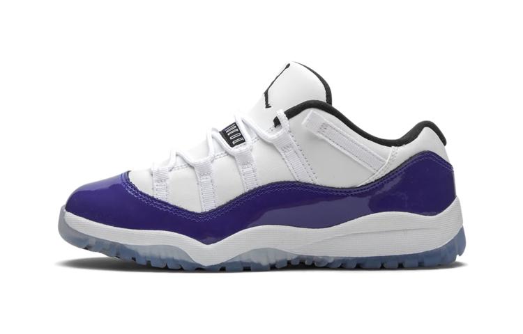 Jordan 11 Retro Low White Concord PS 580522-100 35