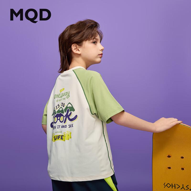 MQD Boys  Summer Athletic Color Block T-Shirt 130cm