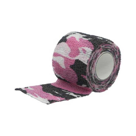 1 Roll Camouflage Tape Anti-scratches Self-Adhesive Widely Applied Military Camo Stretch Bandage Tape