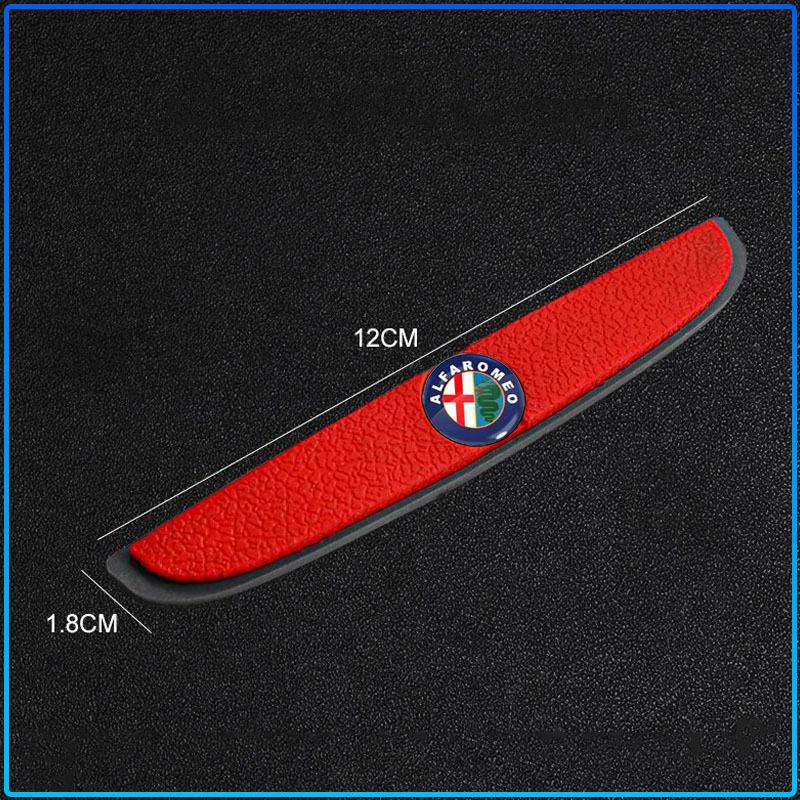 4 Peças Tira Anticolisão para Porta de Carro Adesivo de Proteção para Espelho Retrovisor Para Alfa Romeo 147 159 156 Giulietta Giulia Mito Spider Alpha Apoio de Cabeça