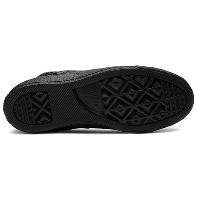 Chuck Taylor All Star Miley Cyrus X Chuck Taylor All Star Wmns Converse Hi Black Silver Womens 563723C