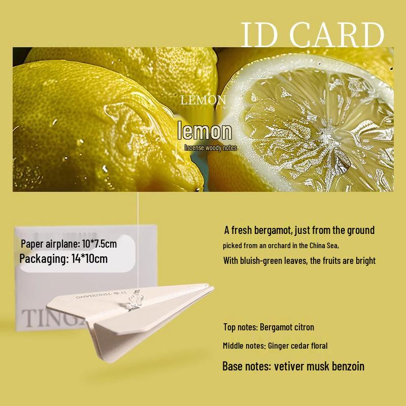 

Paper Airplane Car Air Freshener & Perfume Rearview Mirror Ornament, 2025 Edition.