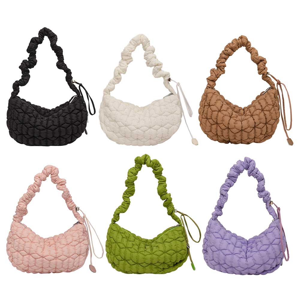 

Женская сумка через плечо с подкладкой, сумка-мешок с завязками, модная плиссированная сумка-облако, сумка-пузырьки через плечо, зимняя сумка для свиданий