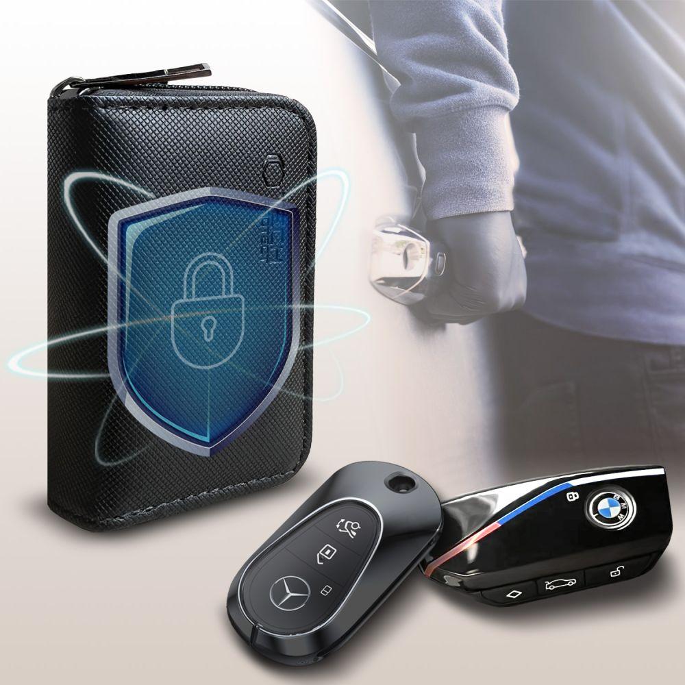 Husă tip plic Faraday Tech-Protect Klr300 Keyless Blocator Semnal Rfid Negru