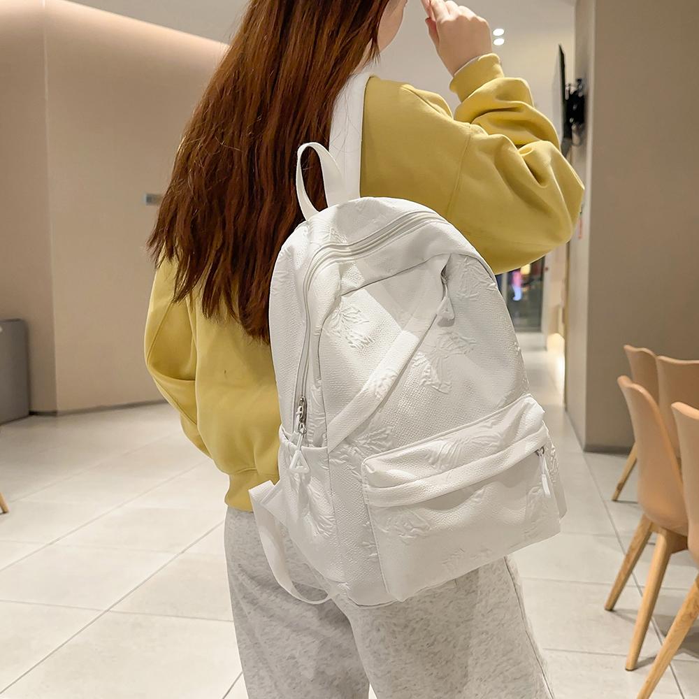 Minimally Designed Multi-Pocket Backpack, New Fresh and Sweet Casual Backpack, Korean Versi Backpack, Computer Backpack