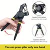 "1set 200pcs Heavy-Duty Metal Eyelet Punch Kit with 3/8"" Eyelets, Automatic Spring Mechanism, Ergonomic Handle, for Tarp, Leather, Fabric"