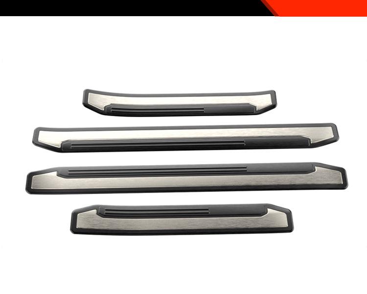 Stainless Steel Door Sill Scuff Plates for Toyota RAV4/Rongfang/Wildlander - 26 Models