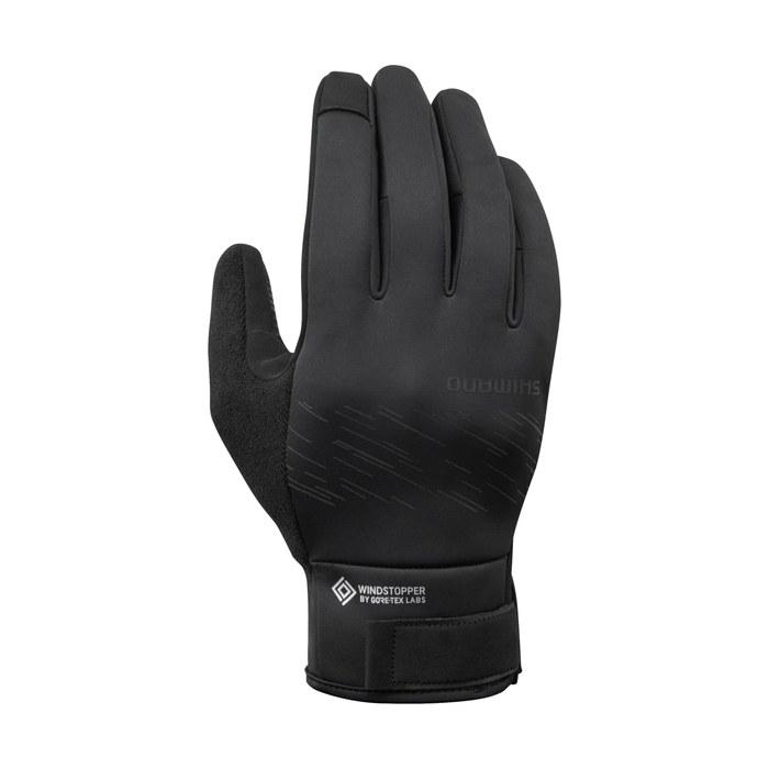 Shimano Cycling Gloves WINDSTOPPER Insulated Black M (20.3-22.9cm)